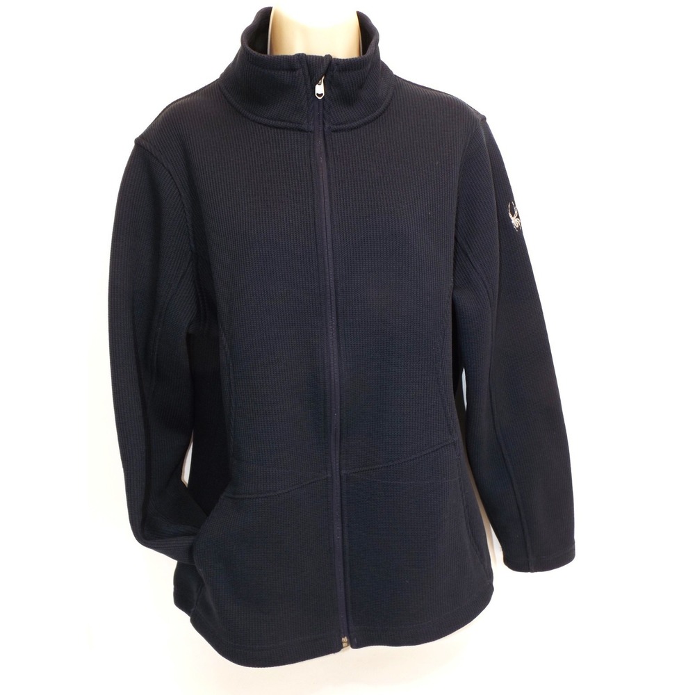 Spyder Endure Dark Blue Full Zip Sport Jacket Style 162008 - Ladies Size XL